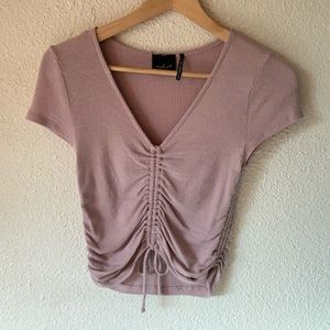 Mauve Crop Top